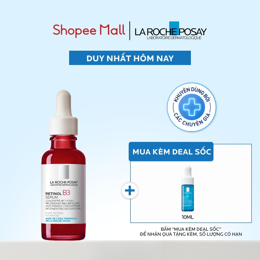 Dưỡng chất giúp giảm thâm nám La Roche-Posay Retinol B3 Serum 30ml