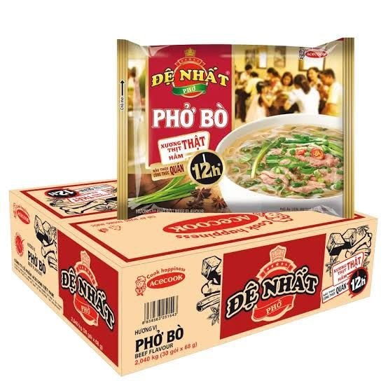 Mì Cơm Việt Nam Nhập Khẩu Phở Bò Chanh Gà Mì Ăn Liền Ăn Sáng pho bo pho ga acecook#越南米粉进口河粉牛肉柠檬鸡肉速食粉