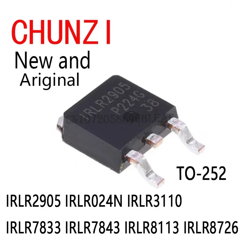5 Chiếc Mới Và Chính Hãng LR2905 LR024N LR8726 LR7833 LR7843 TO-252 IRLR2905 IRLR024N IRLR33110 IRLR