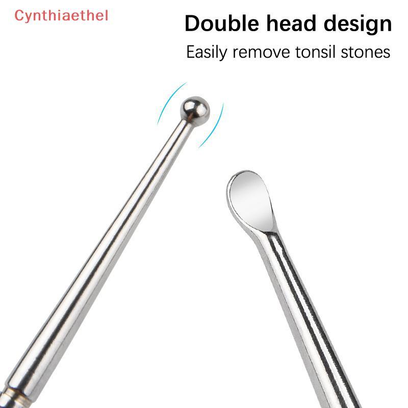 {Cynthiaethel} 1 Dụng cụ lấy sỏi Amidan, vệ sinh miệng, làm sạch ráy tai, thép không gỉ, chăm sóc sứ