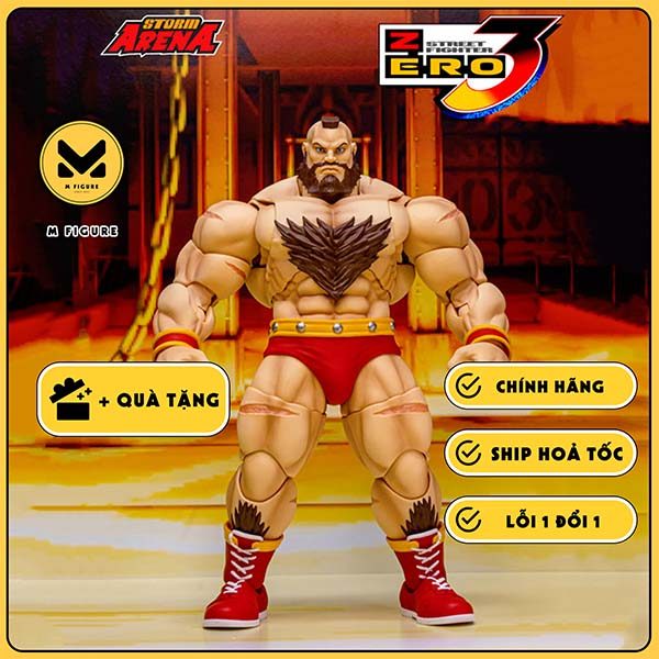MÔ HÌNH Zangief - Street Fighter Zero 3 - Storm Arena - 1/12 (Storm Collectibles) FIGURE CHÍNH HÃNG
