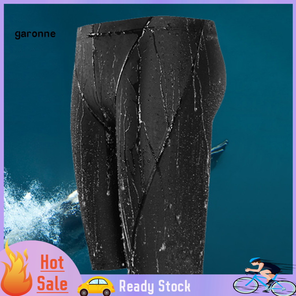 GAR Quần bơi bó sát da Quần short bơi 3d chống thấm nước cho nam Quần short bơi nhanh khô có độ đàn 