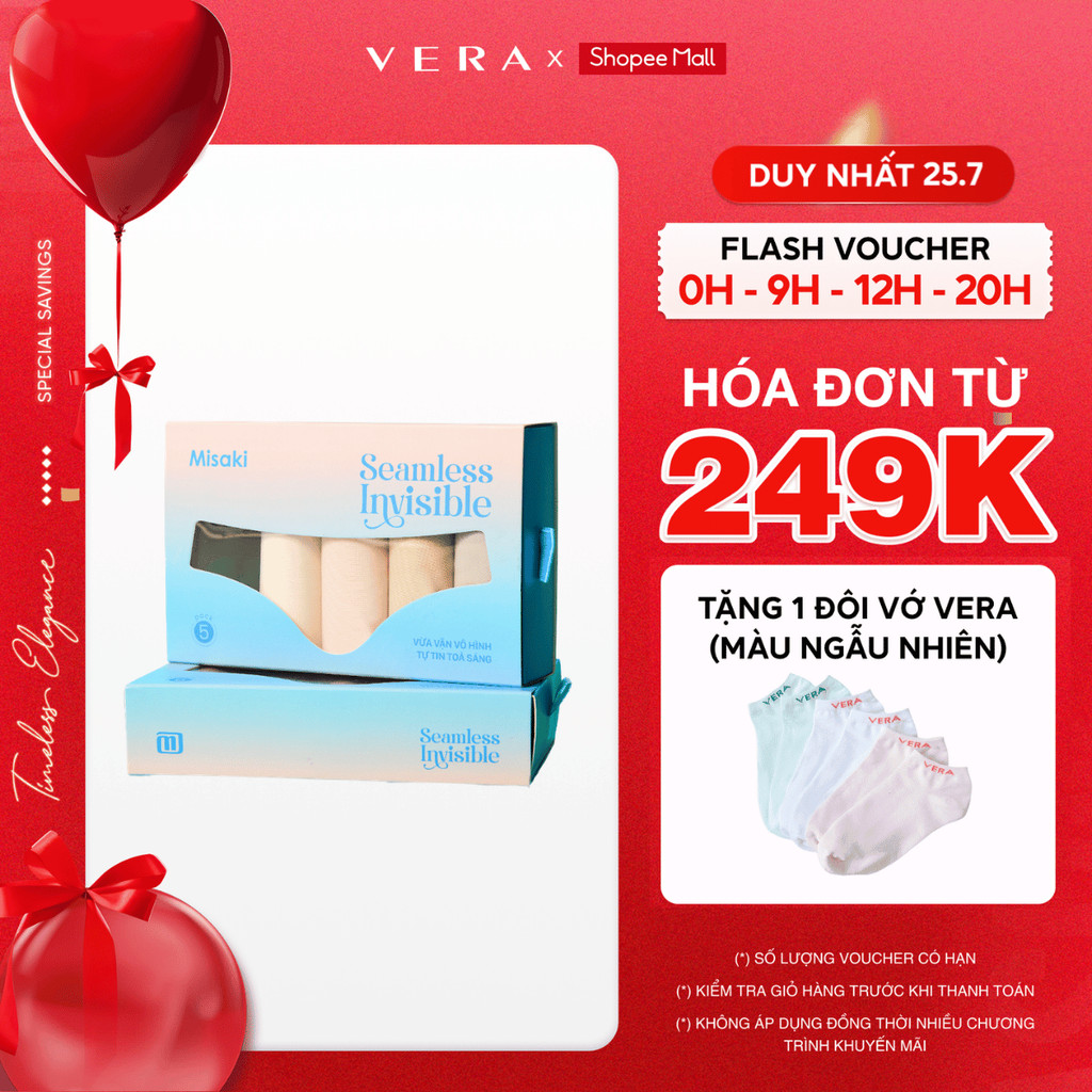 [LIVE] Combo 5 Quần lót nữ Misaki đúc su lạnh mềm lưng cao không viền ôm sát che khuyết điểm - M1017