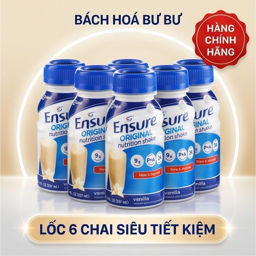 Ensure Original - 1 Lốc 6 Chai Ensure Original 237ml x6