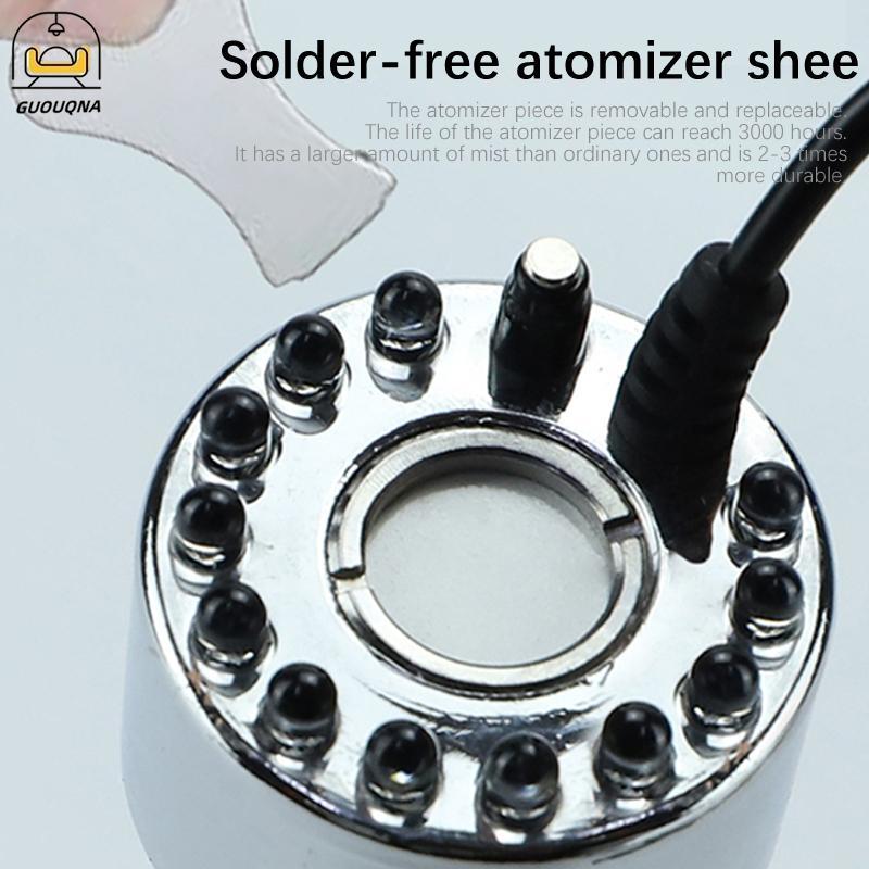 GUOUQNA Halloween LED Đài Phun Nước Ao Fogger Mini Mist Maker Fogger Ao Vườn Máy Phun Sương Cho Hall