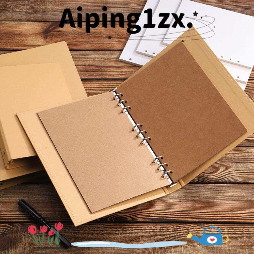NG1ZX Kraft Paper Binder Cover, Kraft Paper A5 B5 A4 Binder File Clip, Trang bên trong cổ điển