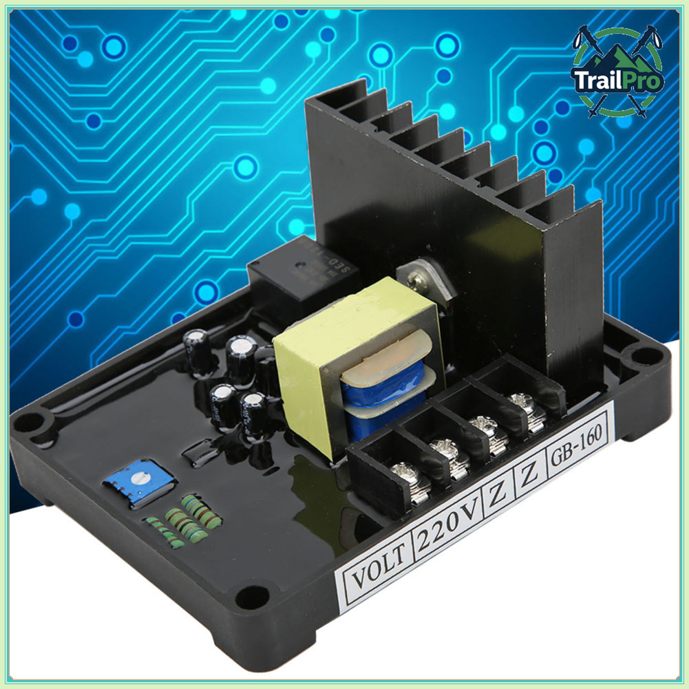 TrailPro Bộ Điều Chỉnh Điện Áp TrailPro Fafeicy AVR GB160 Tự Động Cho Bàn Chải Máy Phát Điện 1 Pha S