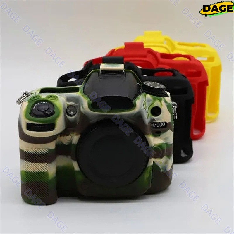 Dành cho Nikon D7000, Vỏ bọc thân áo giáp silicon mềm, Vỏ bảo vệ Camera
