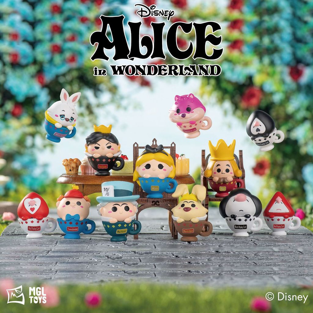 2026 Phong Cách Mới MGL Disney Alice in Wonderland Series Mini Bean Hợp Thời Trang Chơi Búp Bê Bouti