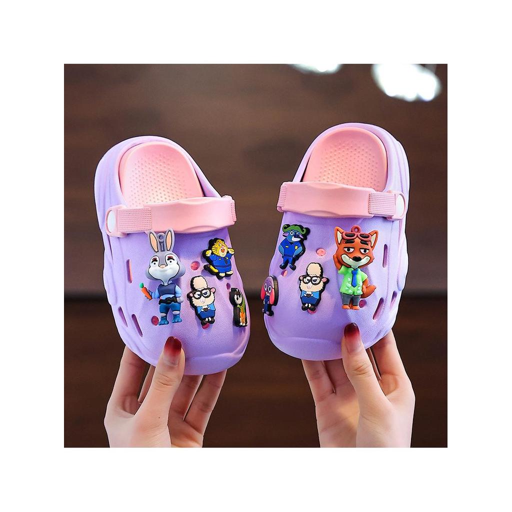 2026 Sản Phẩm Mới Crazy Animal City Hole Shoes Dép Trẻ Em Nick Judy Bé Trai Bé Gái Mùa Hè Hoạt Hình 