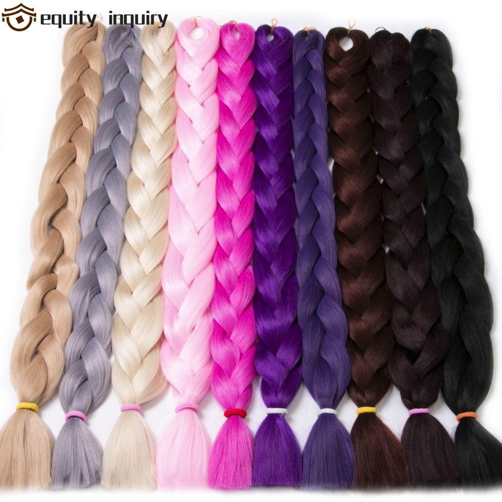 YÊU THÍCH YÊU THÍCH Jumbo Bện Afro Twist Braids Tổng hợp Kiểu tóc Bím giả