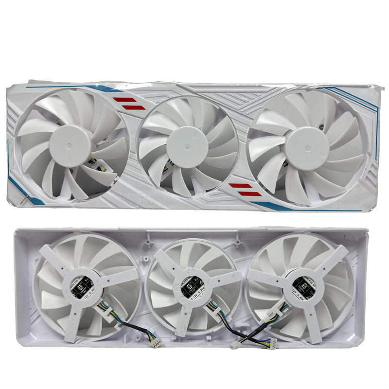 [Quạt làm mát] Quạt Card đồ họa White Gaming Rebel RTX3060 / 3070Ti hoàn toàn mới Quạt làm mát hiệu 