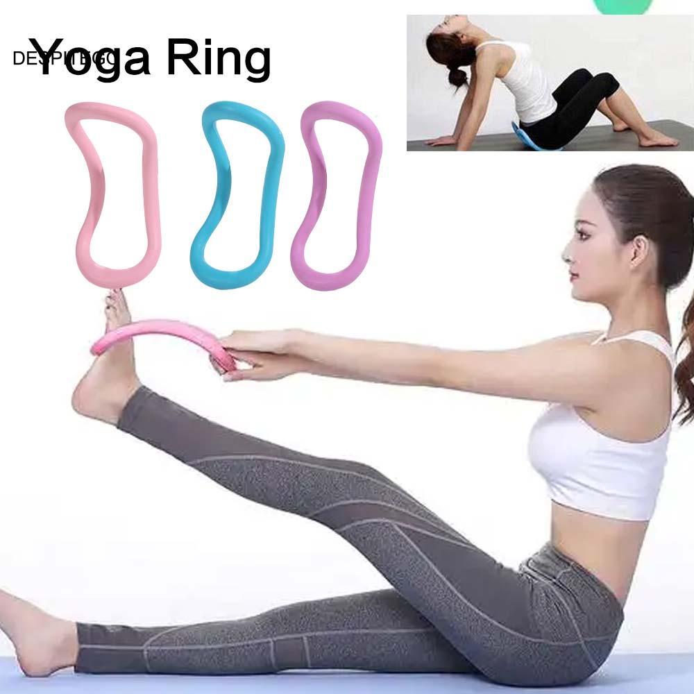 DESPITEGO Soft Fascia Stretching Ring, Mở Vai Phụ Trợ Thể Dục Căng Vòng Yoga, Pilates Ring TPE Đa Nă