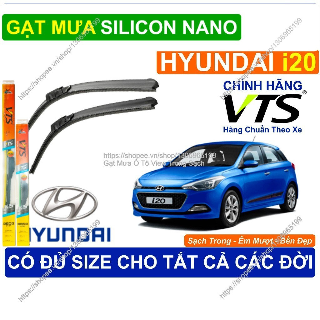 K5, Gạt Mưa Kính Lái Hyundai i20, Cặp Gạt Mưa Kính Lái Cho Các Dòng Xe Hyundai  i20,  Đủ Size Cho  H