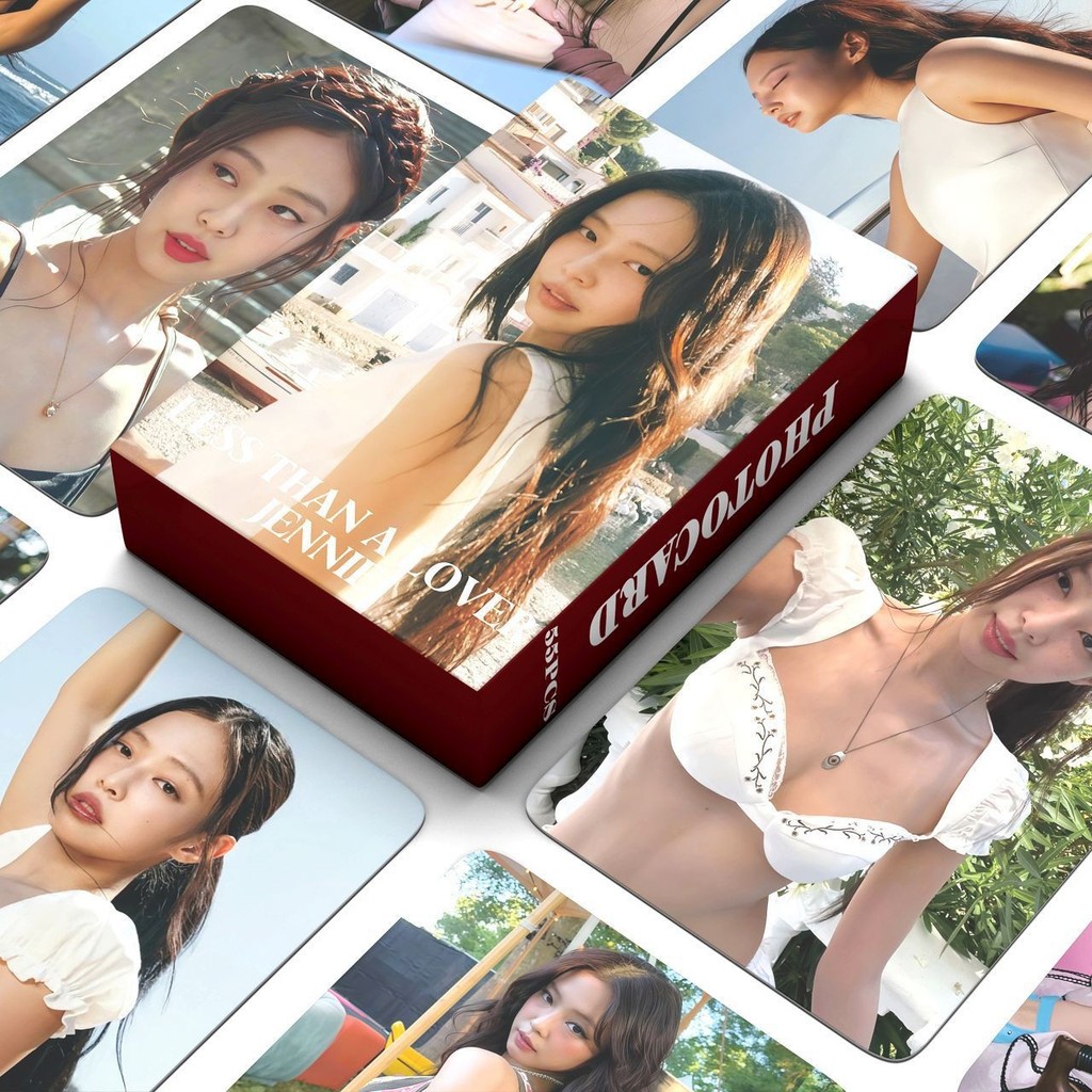 Blackpink KPOP 55 Cái / hộp BLACK PINK SOLO JENNIE Photocards LESS THAN A LOVER KPOP LOMO Card Colle