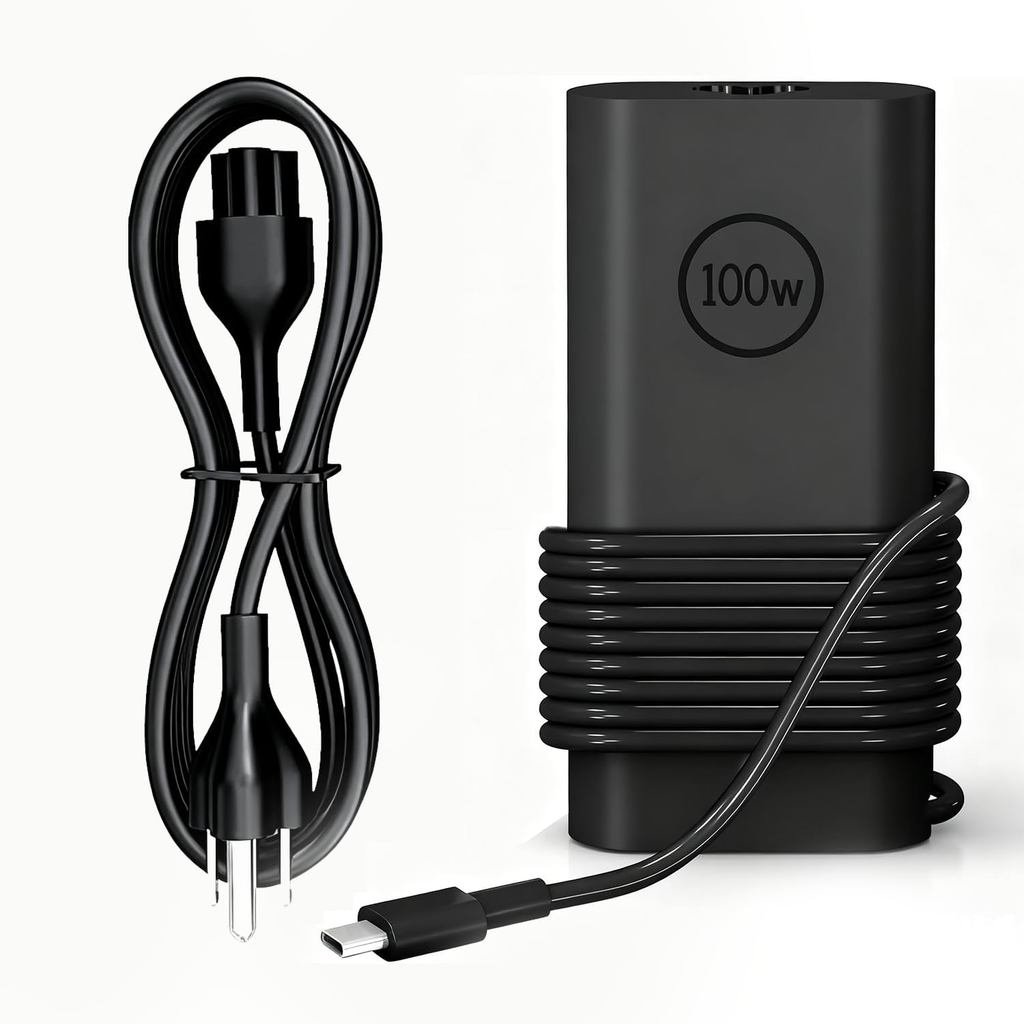 Bộ sạc USB C 100W thay thế cho Dell Latitude 5540 5440 7440 5340 7340 7640 9440 2-in-1, Precision 54