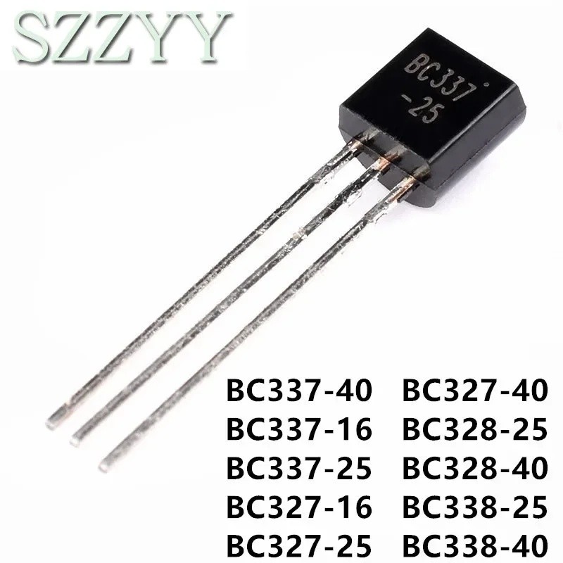 10 Chiếc BC327-16 BC327-25 BC327-40 BC328-25 BC328-40 BC338-25 BC338-40 BC337-40 TO92 BC337 TO-92 NP