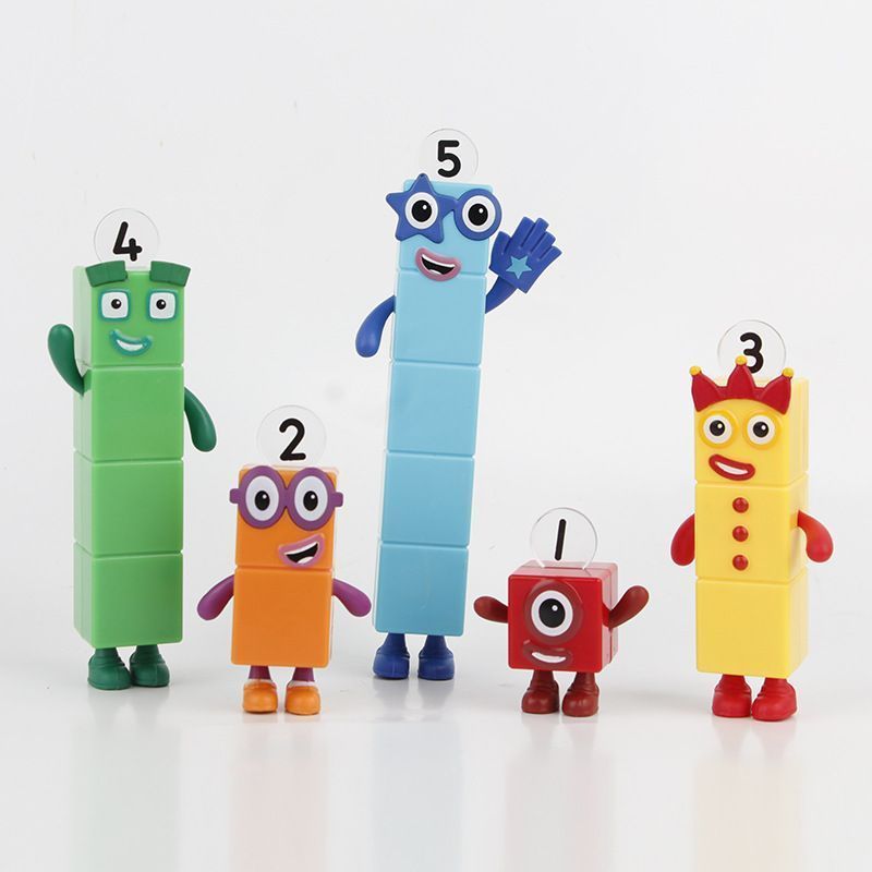 Numberblocks Numberblocks Khối Xây Dựng Kỹ Thuật Số Khối Lập Phương Nhỏ Người Biến Dạng Thẻ Chuyển Đ