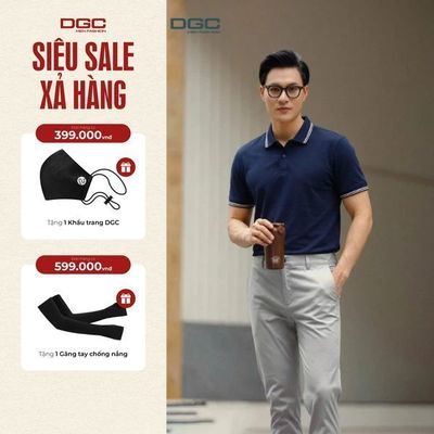 Polo ngắn tay DGC SAPBE77M-S - Phong Cách Thanh Lịch, Chất Vải Cao Cấp Thoáng Mát