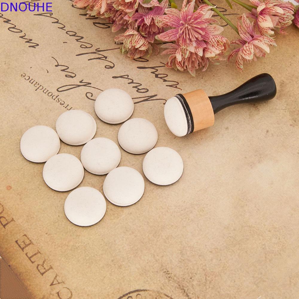 DNOUHE Mini Ink Paints Mixing Blending Tools, DIY Scrapbooking Domed Flat Domed Foam Refills Tool, F