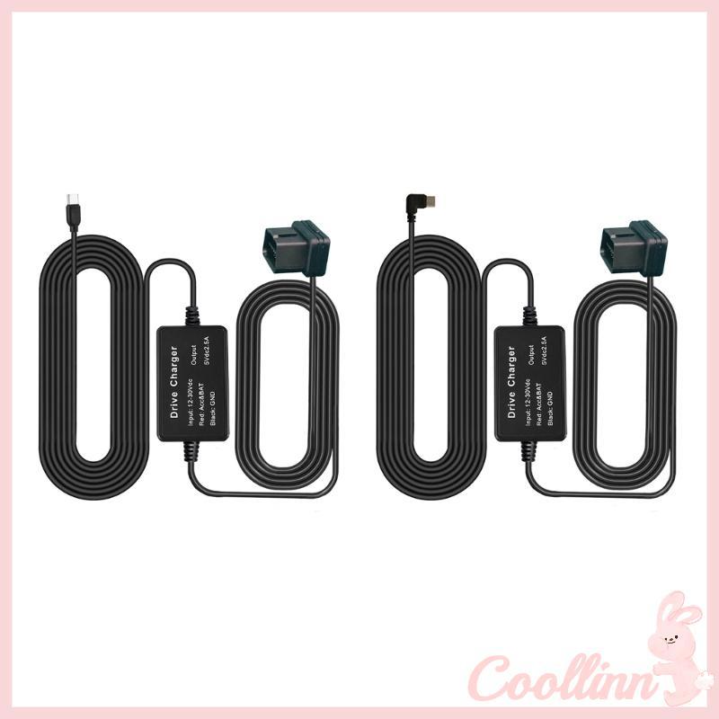 COO Xe OBD Hardwire Type C 12V 24V đến 5V Cáp cho DashCam Camera GPS Nguồn điện