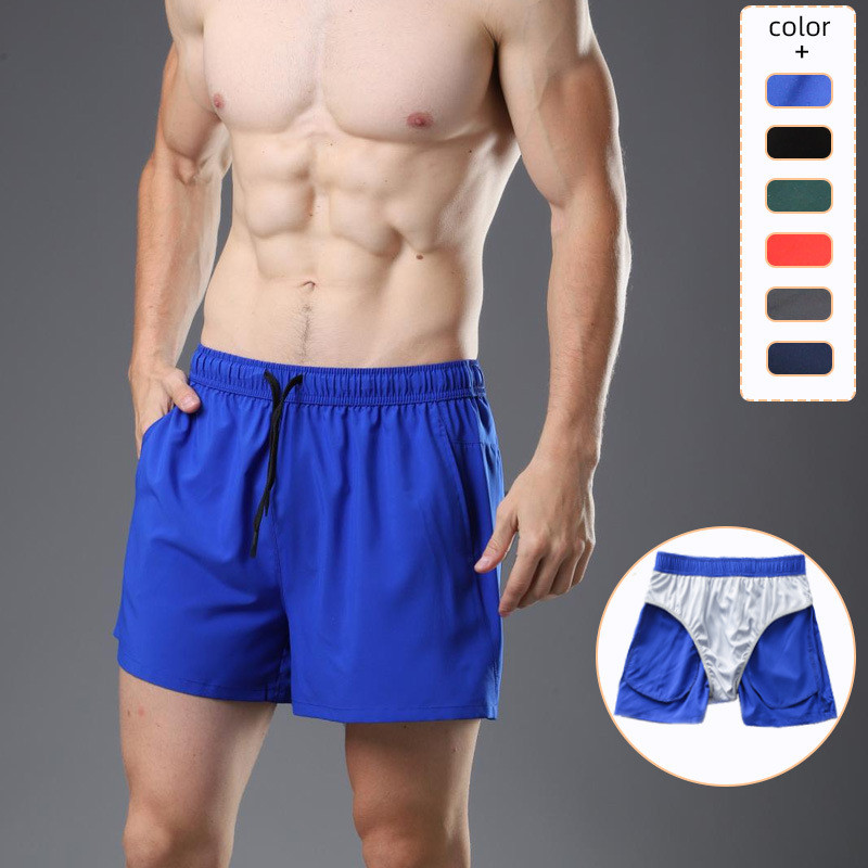Sports Shorts Men's Spring and Summer Leisure Fitness Training Stretch Basketball Shorts BVEg