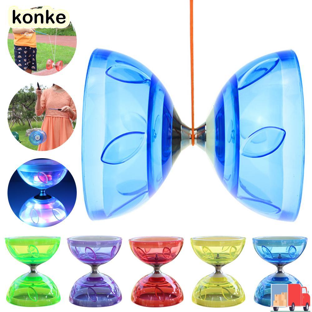 KONKE Trung Quốc Yo-yo, Làm Dày Mềm Trung Quốc Diabolo, Đồ Giải Trí Da Phong Cách Dạ Quang Hình Bát 