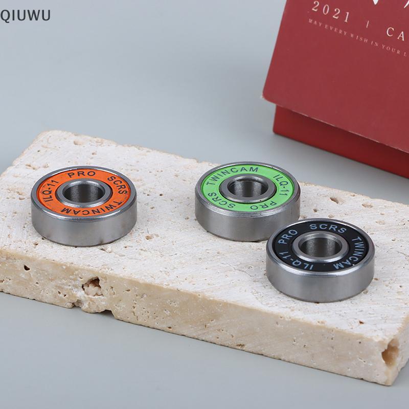 QIUWU 8 Cái 608 Vòng bi ILQ-11 8x22x7 Longboard Tốc độ Nội tuyến Skate Wheel Bearing Skate Scooter S