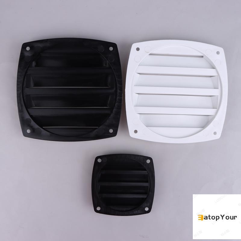 EatopYour 1 chiếc Nắp thông gió cửa gió louver vuông thay thế cho thuyền/RV, phụ kiện hệ thống thông