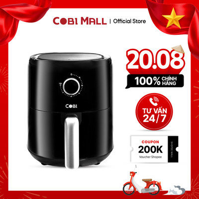 [BH 12 tháng] Nồi chiên không dầu Cobi CB-3006M 3L, công suất 1000W, dễ sử dụng - Cobihome