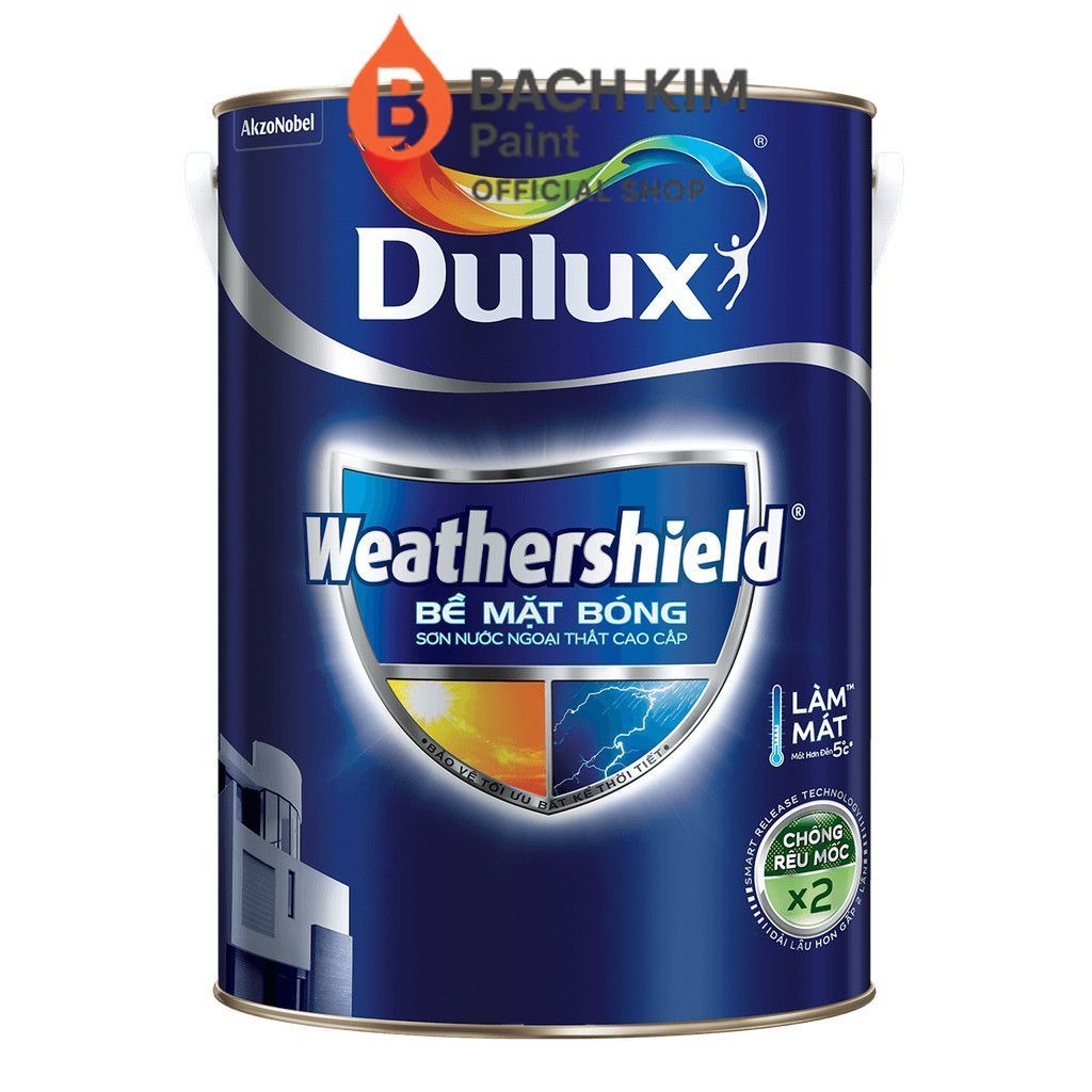 BJ9 - Dulux Weathershield - Bề mặt bóng