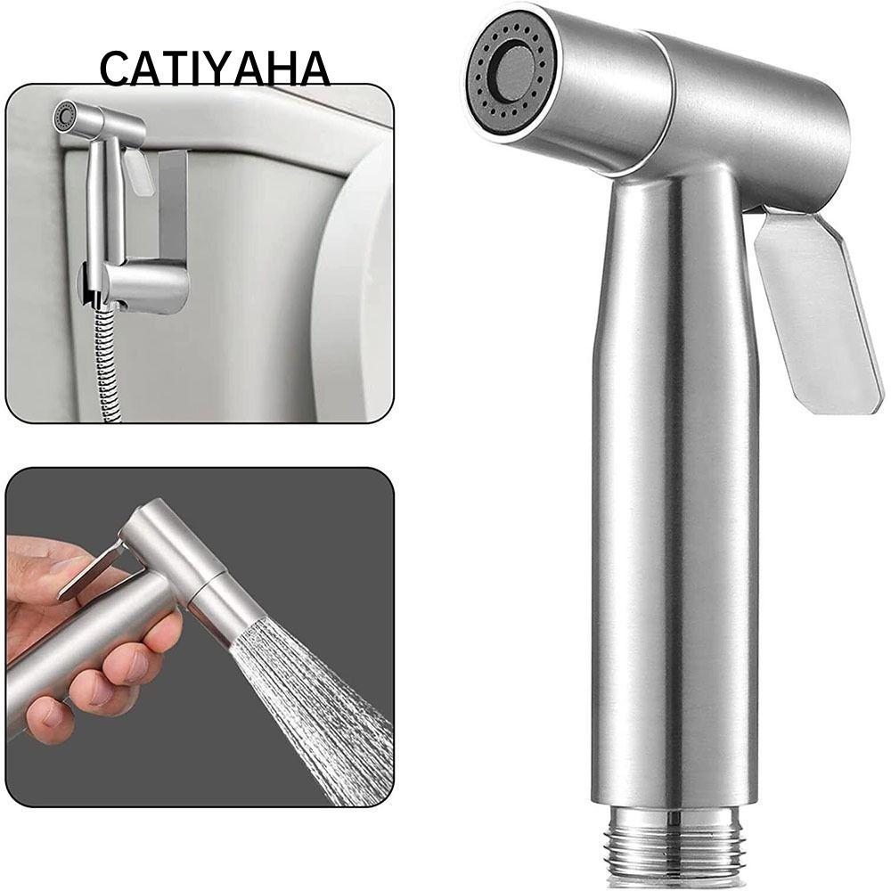 CATIYAHA Vệ Sinh Bidet Douche Xịt Tay Phòng Tắm Cầm Tay Tự Vệ Sinh Tay Bidet Vòi