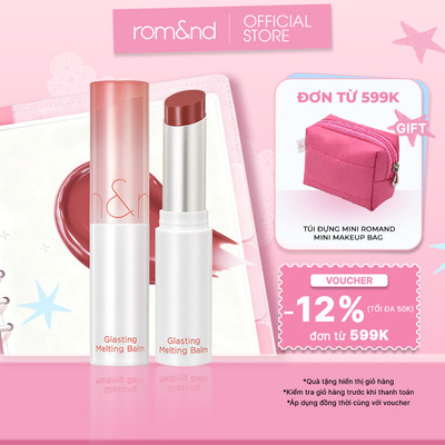 [Rom&nd x KOL] [Ve-easy] Son dưỡng màu tint Romand Glasting Melting Balm 3.5g