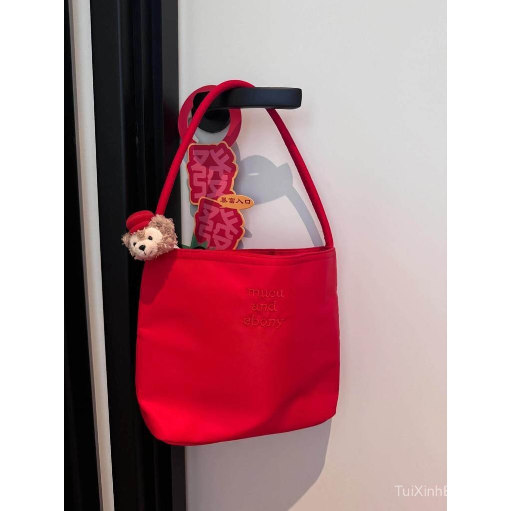 Niche nylon handbagshoulder bag2026Embroidered bag, commuter tote, wedding bag
