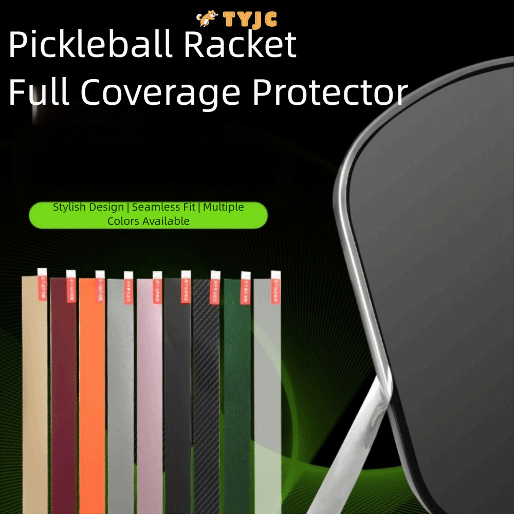 Nhãn dán bảo vệ vợt bóng Pickleball TYJC, Băng cạnh đầu mái chèo nhiều màu chống mài mòn, Băng dính 