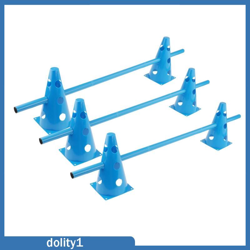 Chó Agility Hurdle Cone Set Hurdle Jump Hoop Cực Nhanh nhẹn Bộ thiết bị để tập thể dục Điền kinh Bón