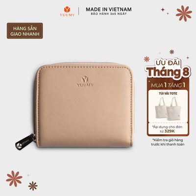 Ví Yuumy (Thời trang nữ dáng ngắn cầm tay khóa kéo - Ví da 
Seasand YV99) Bagsmart