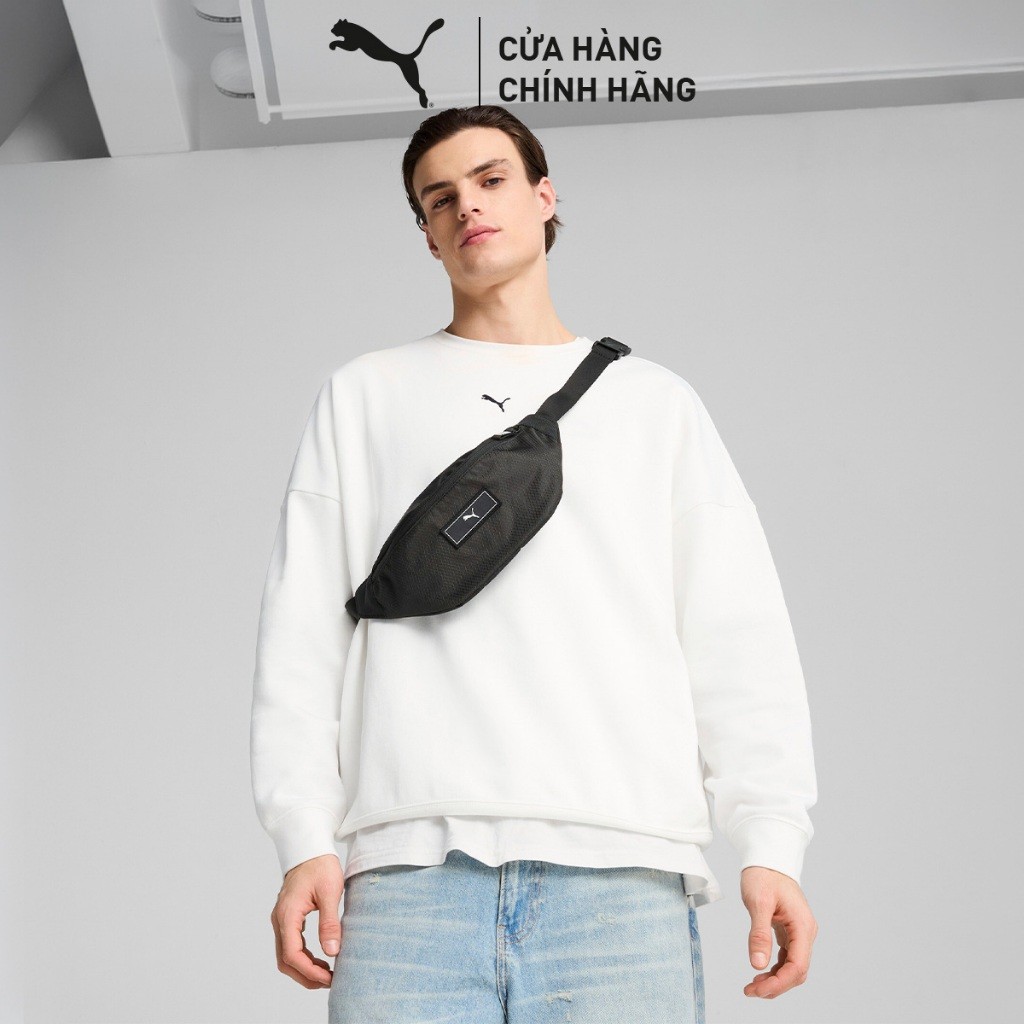 Túi Đeo Chéo PUMA Unisex DECK Waist Bag Black Màu Đen