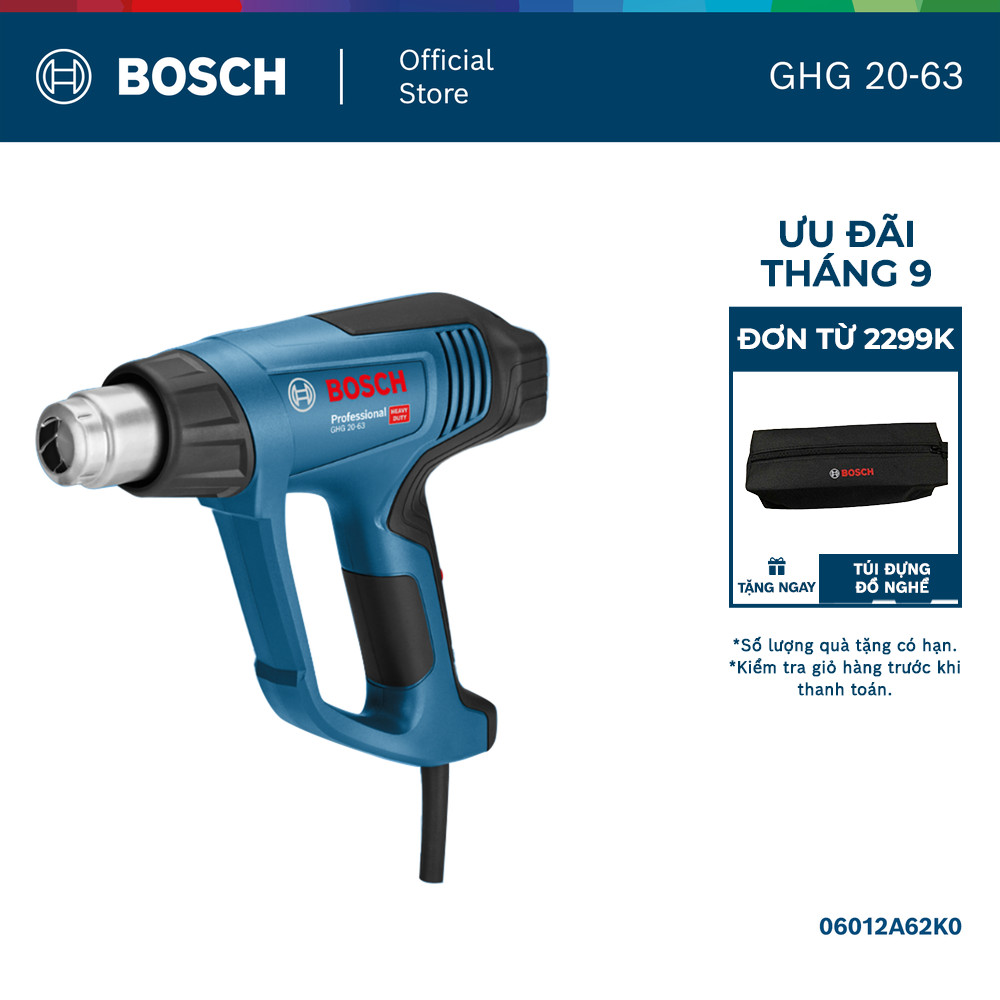 Máy thổi hơi nóng Bosch GHG 20-63