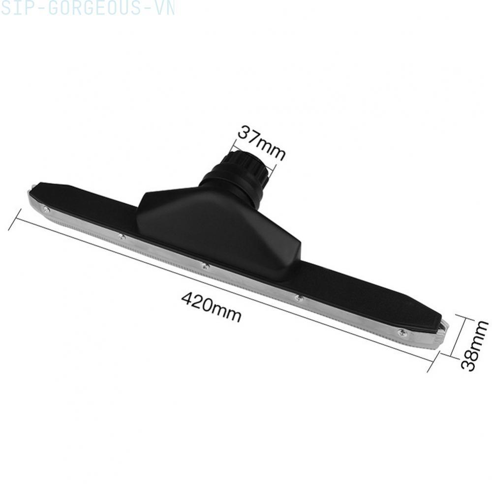 [FUXIN]Industrial Floor Squeegee for For wet Dry Vacuum 37mm Adapter Black Metal Design