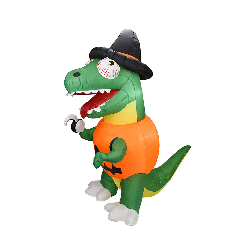 VMYC Halloween Bí Ngô Khủng Long Bơm Hơi Mô Hình 1.8m Khủng Long Bơm Hơi Trang Trí Halloween Lễ Hội 