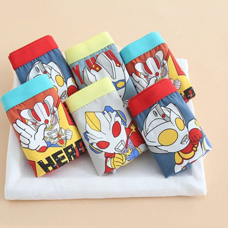 Quần Lót Bé Trai Lớp Một Boxer Trẻ Em Quần Short Boxer Bé Trai Mẫu Giáo Bé Trai Trẻ Em Bé Trai Quần 