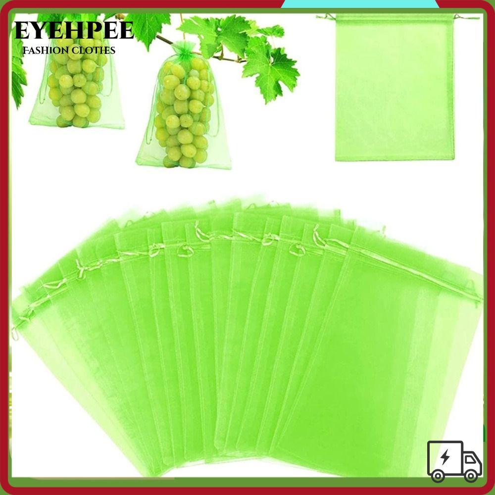 EYEHPEE 30 Chiếc Túi Trái Cây Có Thể Tái Sử Dụng Nylon Bảo Vệ Trái Cây Bảo Vệ Thực Vật Hoa Rau Dây R