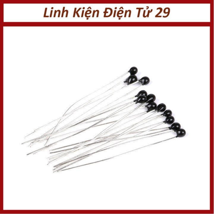 Điện trở nhiệt NTC 1% MF52A giá trị 1K / 5K / 10K / 50K / 100K