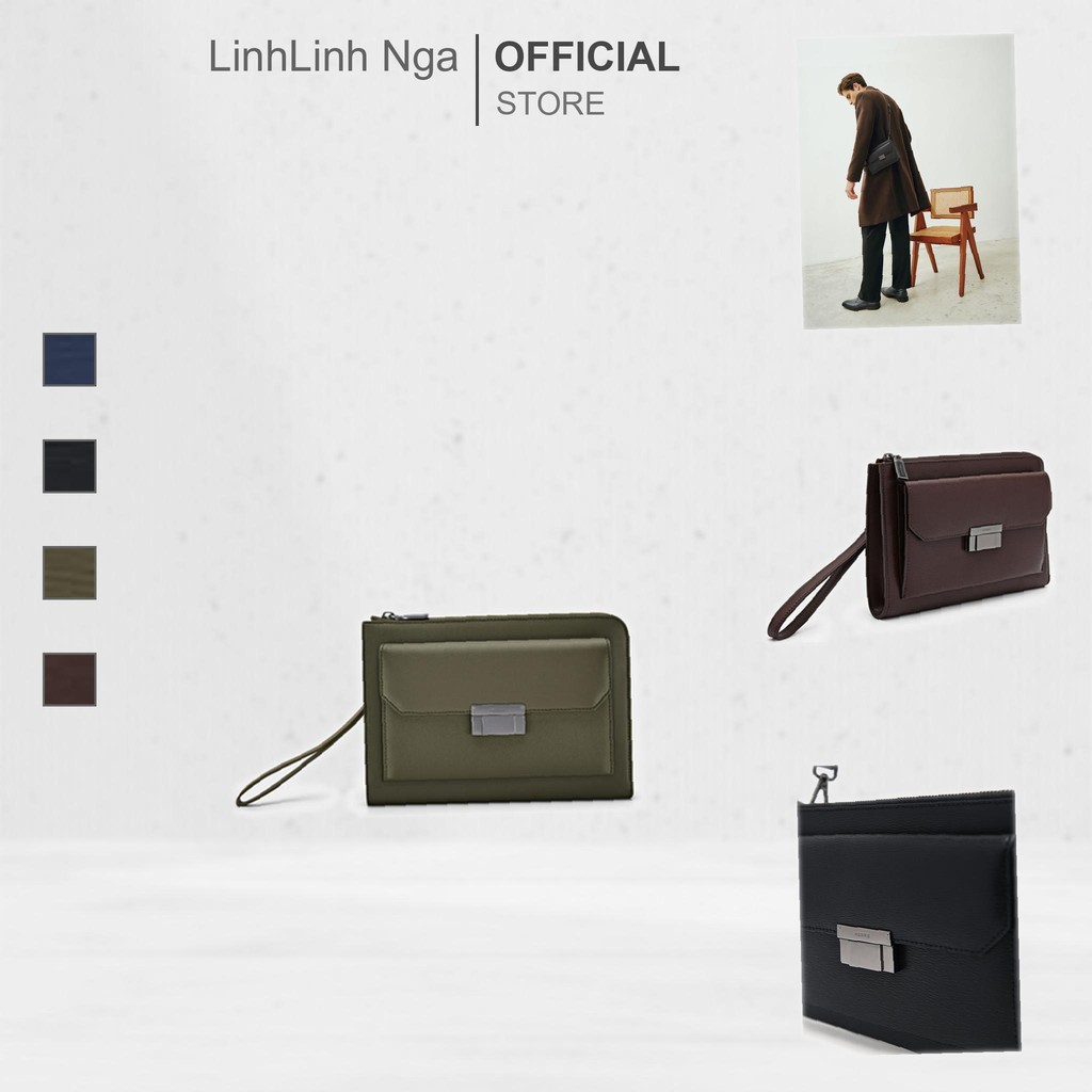 Ví PEDRO Henry Leather Clutch Bag - PM2-46320053 chính hãng đủ bill