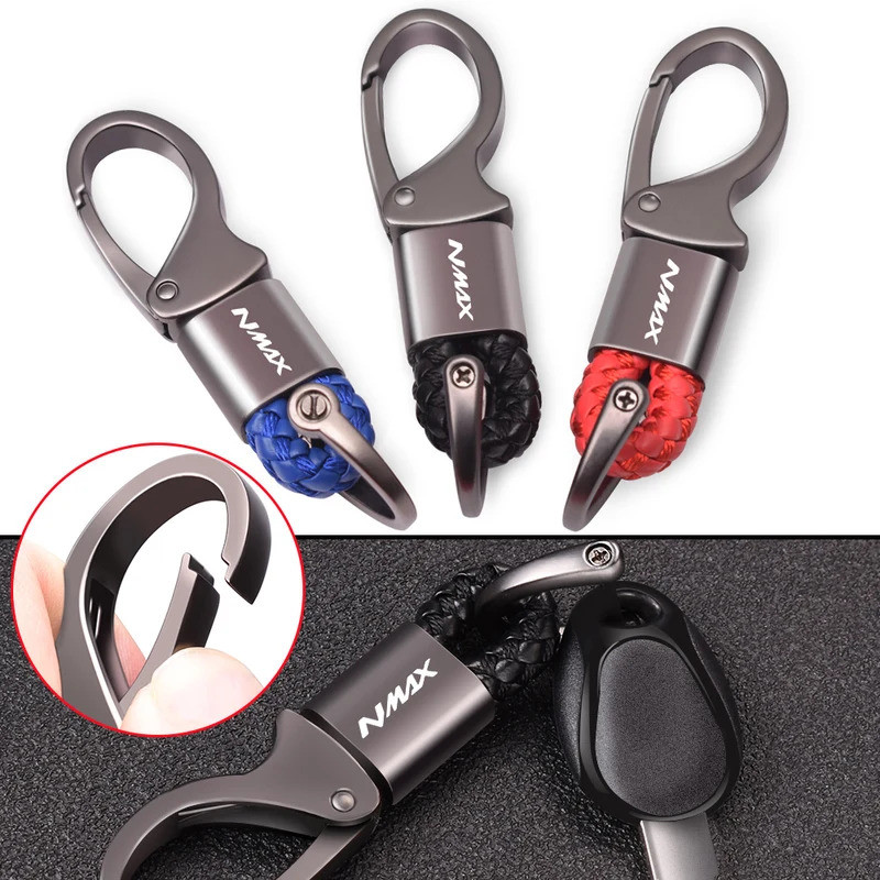 Hợp Kim Bện Dây Móc Khóa Xe Máy Tạo Kiểu Vòng Chìa Khóa Phụ Kiện Cho YAMAHA NMAX155 NMAX125 NMAX150 