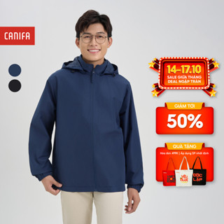 Áo khoác gió nam CANIFA 2 lớp chống thấm 8OT24W034