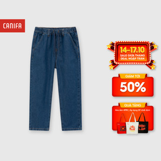 Quần jeans bé trai CANIFA dáng jogger rộng rãi 2BJ25A003