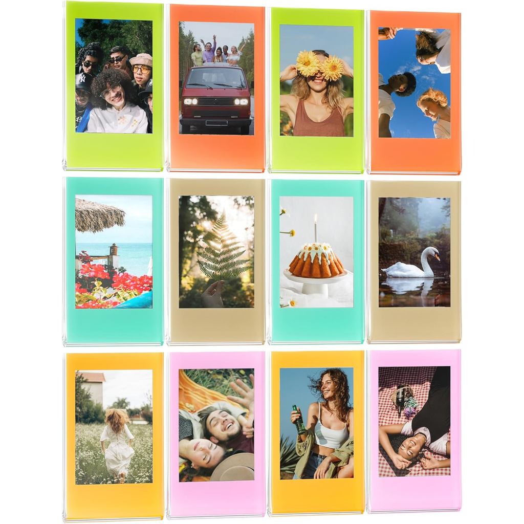 Khung ảnh từ tính WINKINE Instax 2x3 inch, Khung ảnh Polaroid mini Acrylic Instax, Nam châm hình ảnh