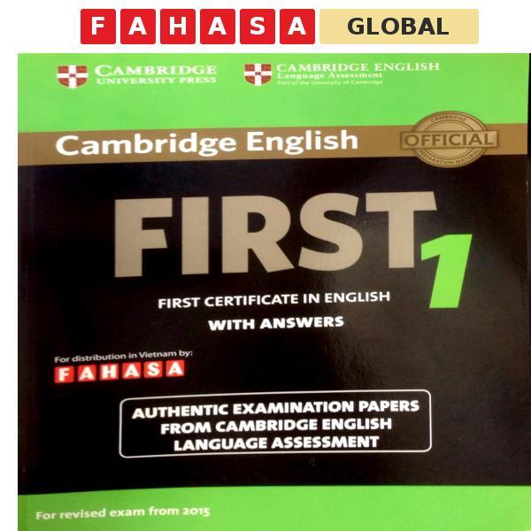 Cambridge English First 1 For Revised Exam From 2015 Student's Book With Answers Fahasa Edition